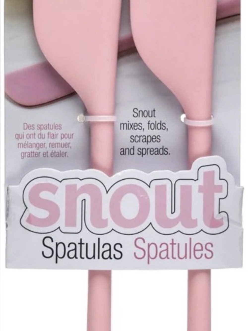 Joie Pink Snout Spatula Set